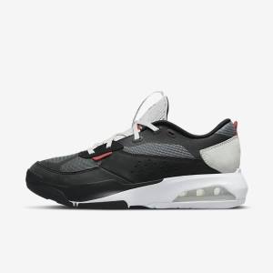 Men's Nike Jordan Air 200E Jordan Shoes Black / Grey / White / Red | NK064HWL