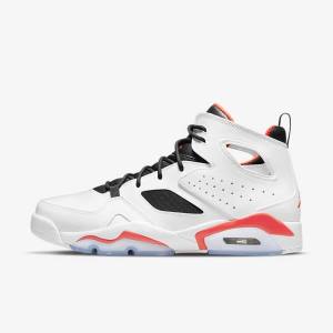 Men's Nike Jordan Flight Club 91 Jordan Shoes White / Black | NK967RWS