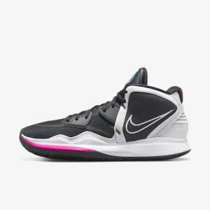 Men's Nike Kyrie Infinity Basketball Shoes Black / Grey / Pink / White | NK241GEN