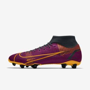 Men's Nike Mercurial Superfly 8 Academy By You Custom Football Shoes Multicolor | NK590UMP