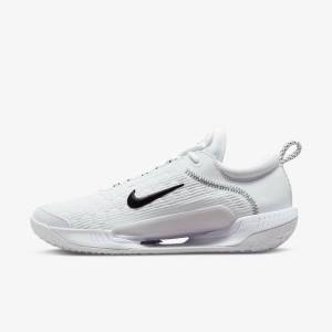 Men's Nike NikeCourt Zoom NXT Hard Court Tennis Shoes White / Black | NK985RNP