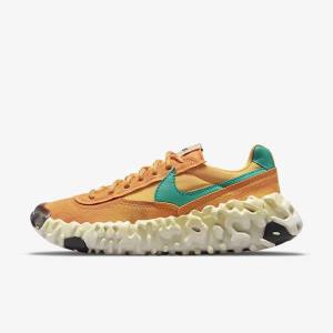 Men's Nike OverBreak SP Trainers Gold / Gold / Green | NK508PNG