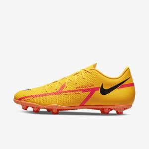 Men's Nike Phantom GT2 Club MG Multi-Ground Football Shoes Orange / Light Red / Black | NK703BPQ