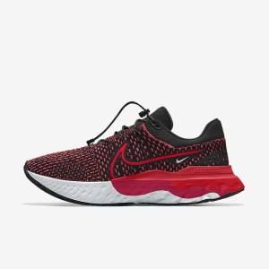 Men's Nike React Infinity Run 3 By You Custom Road Running Shoes Black | NK017JVM