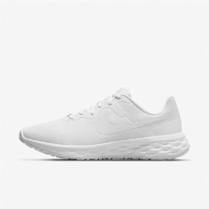 Men's Nike Revolution 6 Next Nature Road Running Shoes White | NK054KVX