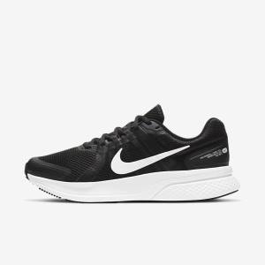 Men's Nike Run Swift 2 Road Running Shoes Black / Dark Grey / White | NK048ZLF