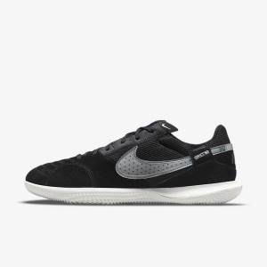 Men's Nike Streetgato Football Shoes Black / White | NK807EUY