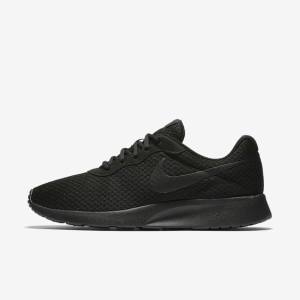 Men's Nike Tanjun Trainers Black / Dark Grey | NK934QDY