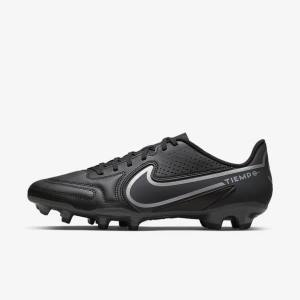 Men's Nike Tiempo Legend 9 Club MG Multi-Ground Football Shoes Black / Dark Grey | NK584JUB