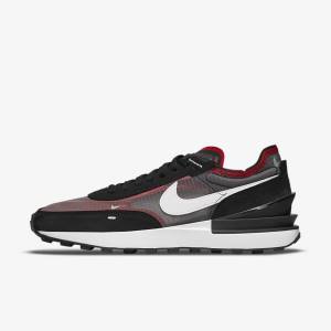 Men's Nike Waffle One SE Trainers Black / Red / White | NK123UDW