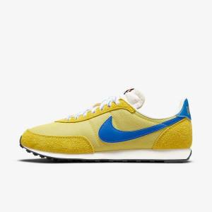 Men's Nike Waffle Trainer 2 SD Trainers Yellow / Gold / Royal | NK560OCM