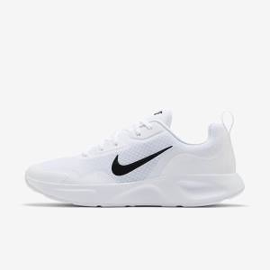 Men's Nike Wearallday Trainers White / Black | NK381SDA