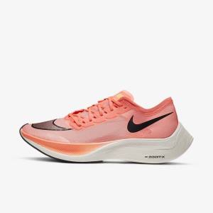 Men's Nike ZoomX Vaporfly NEXT% Road Racing Running Shoes Light Mango / Black / Blue | NK054ILQ