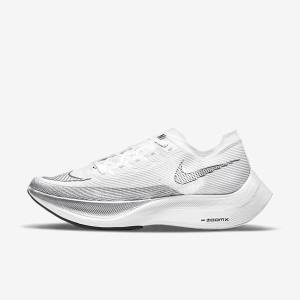 Men's Nike ZoomX Vaporfly Next% 2 Road Racing Running Shoes Black / Metal Gold / White | NK360LRO