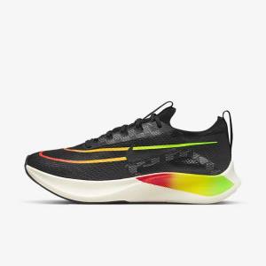 Men's Nike Zoom Fly 4 Road Running Shoes Orange / Black | NK560OGD