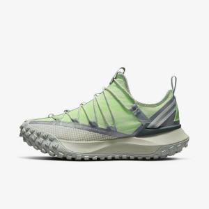 Women's Nike ACG Mountain Fly Low Trainers Grey / Green | NK718NCH