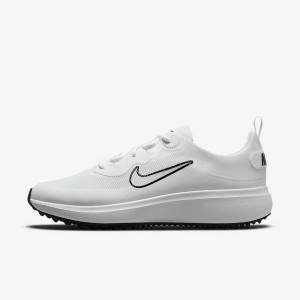 Women's Nike Ace Summerlite Golf Shoes White / Black | NK107LNE