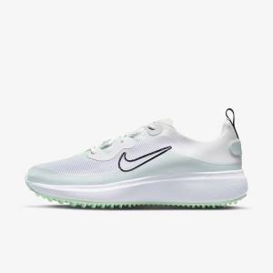 Women's Nike Ace Summerlite Golf Shoes White / Platinum / Mint / Black | NK628JFY