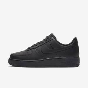 Women's Nike Air Force 1 07 Trainers Black | NK671IPG