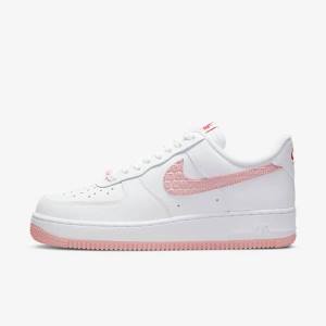 Women's Nike Air Force 1 07 Trainers White / Red | NK157IMQ