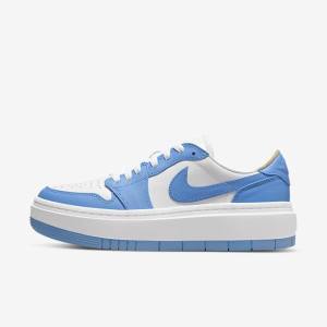 Women's Nike Air Jordan 1 Elevate Low SE Trainers White Black / Blue | NK532RWN