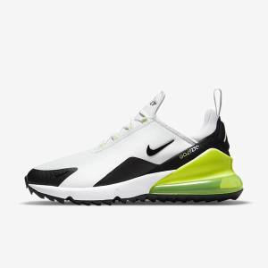 Women's Nike Air Max 270 G Golf Shoes White / Black | NK719ALH