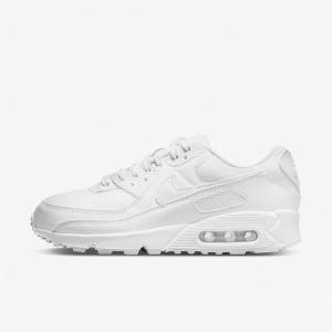 Women's Nike Air Max 90 Trainers White | NK512FGC