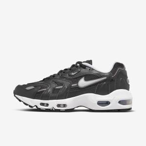 Women's Nike Air Max 96 2 Trainers Black / Metal Silver / White | NK648SAI