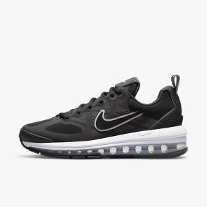 Women's Nike Air Max Genome Trainers Black / Dark Grey / White / Black | NK264EWK