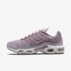 Women's Nike Air Max Plus Trainers Purple / White / Metal Silver | NK602PHD