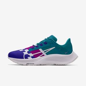 Women's Nike Air Zoom Pegasus 38 By You Road Running Shoes Multicolor | NK708CIO