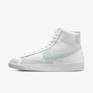 Women's Nike Blazer Mid 77 Next Nature Trainers White / Green | NK360UPN