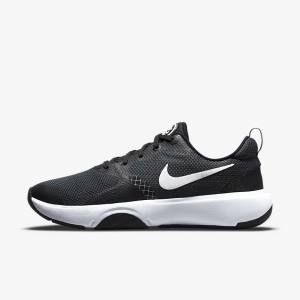 Women's Nike City Rep TR Training Shoes Black / Dark Grey / White | NK758XFJ