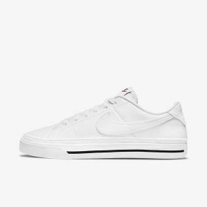 Women's Nike Court Legacy Next Nature Trainers White / Black / White | NK190ASI