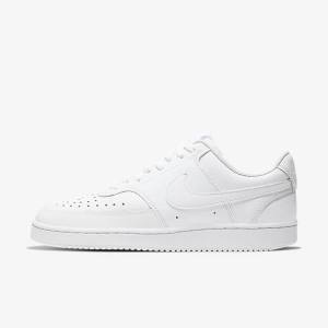 Women's Nike Court Vision Low Trainers White | NK317UKC