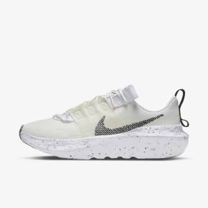 Women's Nike Crater Impact Trainers White / Black | NK246XKZ