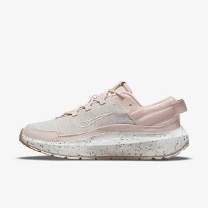 Women's Nike Crater Remixa Trainers Pink / White / Cream | NK271FRO