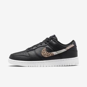 Women's Nike Dunk Low SE Trainers Black / Multicolor | NK905WQA