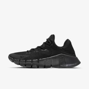 Women's Nike Free Metcon 4 Training Shoes Black | NK386IAP