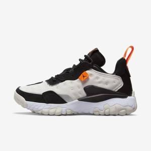 Women's Nike Jordan Delta 2 Trainers Black / White / Orange | NK064XOH