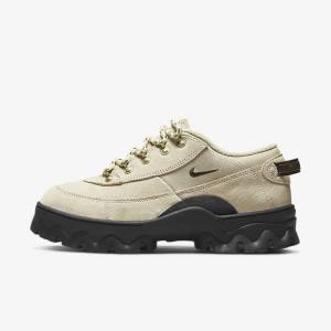 Women's Nike Lahar Low Trainers Black / Metal Gold / Khaki | NK145QNM