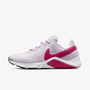 Women's Nike Legend Essential 2 Training Shoes White / Blue / Pink | NK782GFS