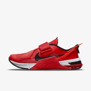 Women's Nike Metcon 7 FlyEase Training Shoes Red / White / Black | NK084CZM