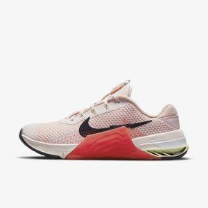 Women's Nike Metcon 7 Training Shoes Light Pink / Light Green / Purple | NK284JNW