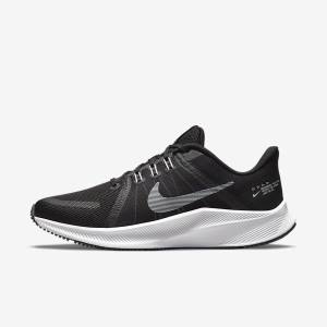 Women's Nike Quest 4 Road Running Shoes Black / Metal Copper | NK962ZUE