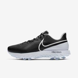 Women's Nike React Infinity Pro Golf Shoes Black / Metal Platinum / White | NK632XWB