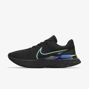 Women's Nike React Infinity Run 3 By You Custom Road Running Shoes Black | NK260SQU