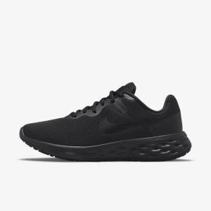 Women's Nike Revolution 6 Next Nature Road Running Shoes Black / Dark Grey | NK496RZT