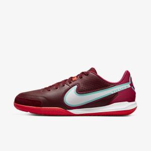 Women's Nike Tiempo Legend 9 Academy IC Indoor-Court Football Shoes Red / Light Red / White | NK054EAM