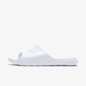 Women's Nike Victori One Shower Slides White | NK529YAF